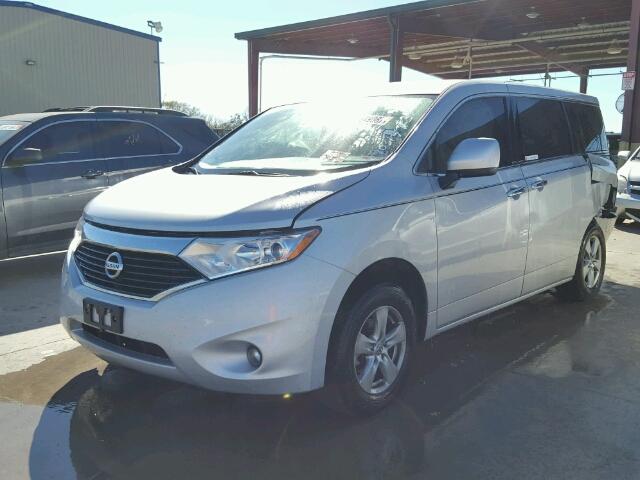 JN8AE2KP0F9123527 - 2015 NISSAN QUEST S SILVER photo 2