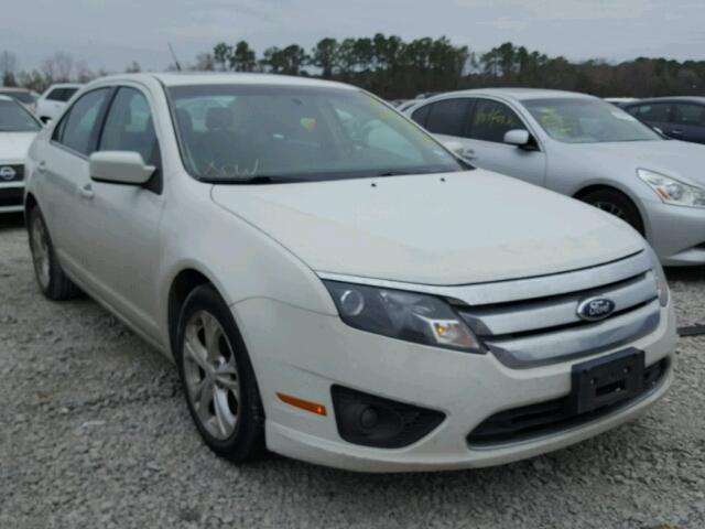 3FAHP0HAXCR436232 - 2012 FORD FUSION SE WHITE photo 1