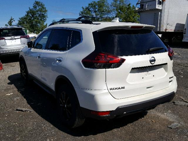 5N1AT2MV2JC807158 - 2018 NISSAN ROGUE SV WHITE photo 3