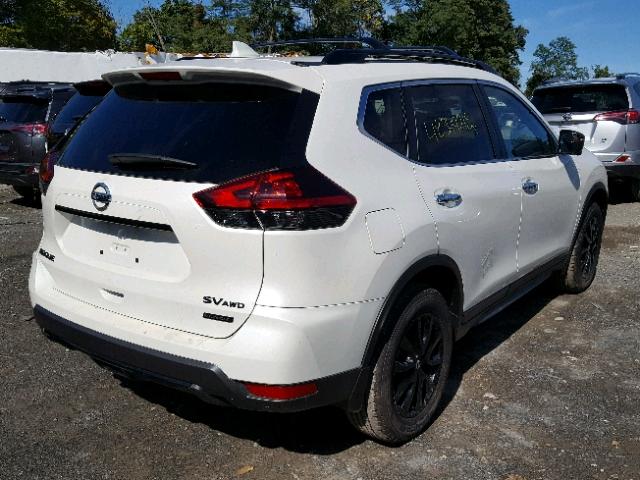 5N1AT2MV2JC807158 - 2018 NISSAN ROGUE SV WHITE photo 4