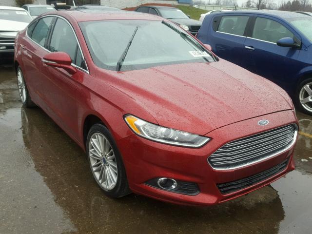 3FA6P0H98FR308914 - 2015 FORD FUSION SE BURGUNDY photo 1