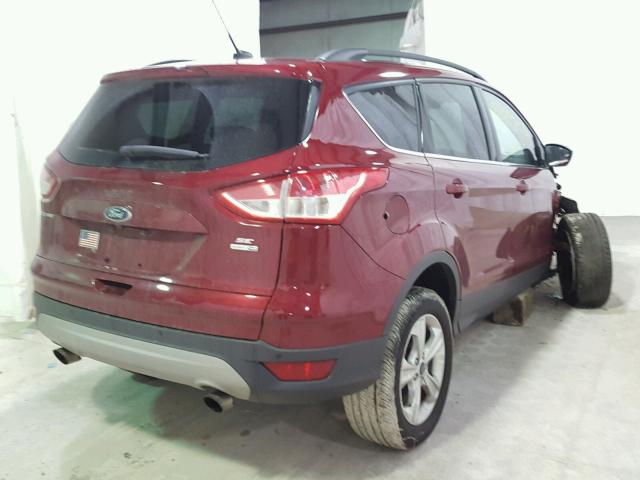 1FMCU9G90GUC75893 - 2016 FORD ESCAPE SE RED photo 4