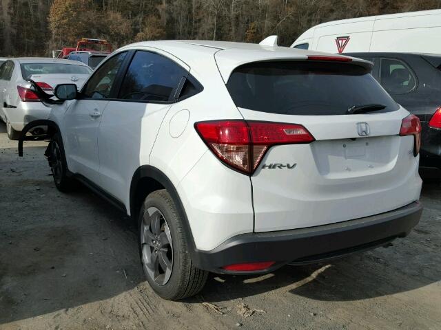 3CZRU6H53JM700165 - 2018 HONDA HR-V EX WHITE photo 3