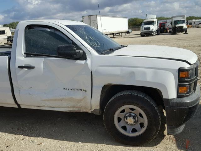 1GCNCPEH6EZ220492 - 2014 CHEVROLET SILVERADO WHITE photo 9