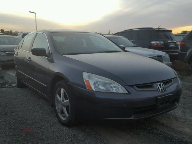 1HGCM56745A071613 - 2005 HONDA ACCORD EX GRAY photo 1