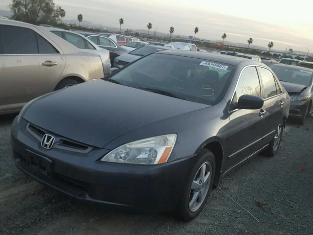 1HGCM56745A071613 - 2005 HONDA ACCORD EX GRAY photo 2