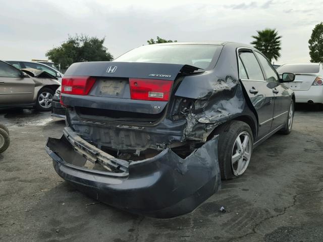 1HGCM56745A071613 - 2005 HONDA ACCORD EX GRAY photo 4