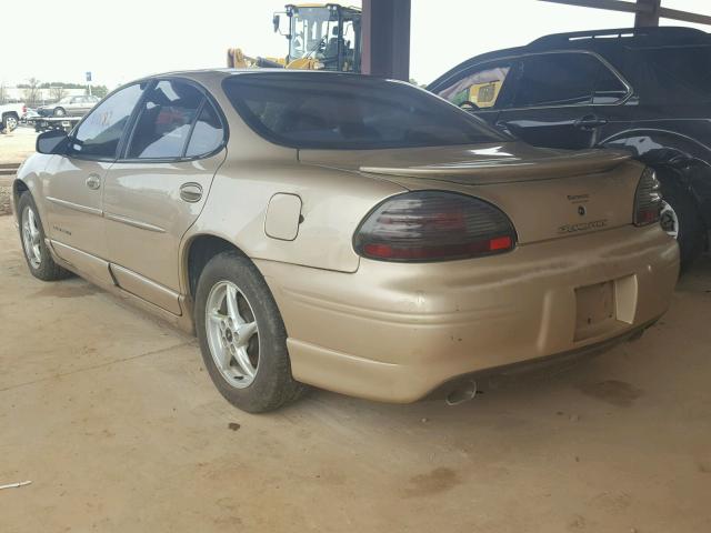 1G2WP52K31F224092 - 2001 PONTIAC GRAND PRIX GOLD photo 3