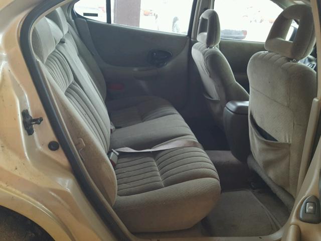 1G2WP52K31F224092 - 2001 PONTIAC GRAND PRIX GOLD photo 6