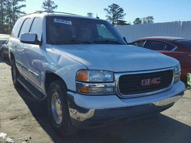 1GKEC13Z13J186194 - 2003 GMC YUKON WHITE photo 1