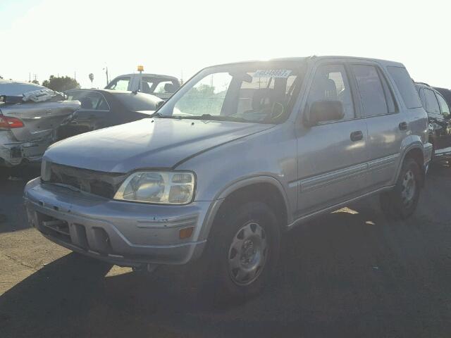 JHLRD18411C027929 - 2001 HONDA CR-V LX SILVER photo 2