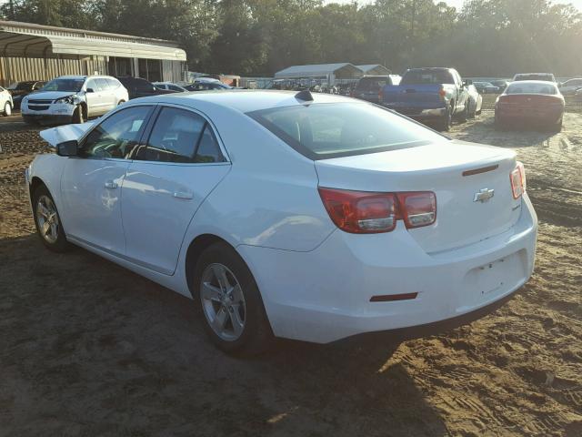 1G11A5SAXDF206474 - 2013 CHEVROLET MALIBU LS WHITE photo 3