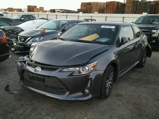 JTKJF5C75GJ021402 - 2016 TOYOTA SCION TC 石墨色 照片 2