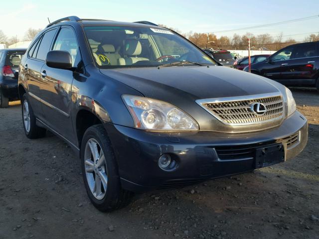 JTJHW31U382863991 - 2008 LEXUS RX 400H GRAY photo 1