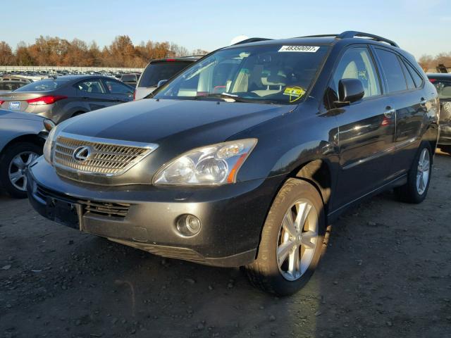 JTJHW31U382863991 - 2008 LEXUS RX 400H GRAY photo 2