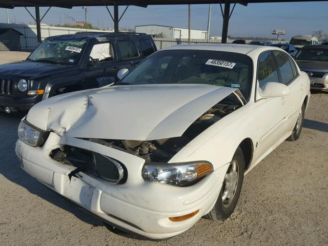 1G4HP54K914165140 - 2001 BUICK LESABRE CU WHITE photo 2
