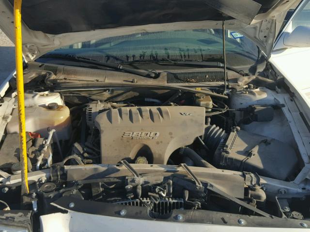 1G4HP54K914165140 - 2001 BUICK LESABRE CU WHITE photo 7