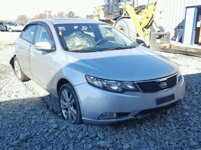 KNAFW5A33C5533673 - 2012 KIA FORTE SX SILVER photo 1