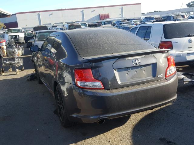 JTKJF5C78D3065474 - 2013 TOYOTA SCION TC 灰色 照片 3