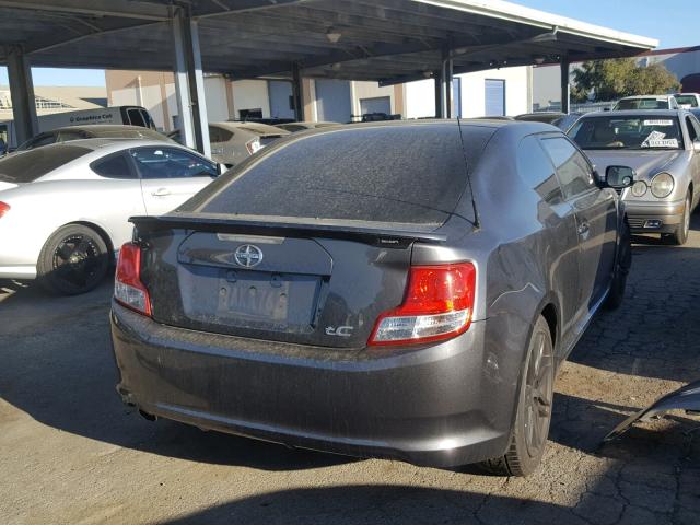 JTKJF5C78D3065474 - 2013 TOYOTA SCION TC 灰色 照片 4