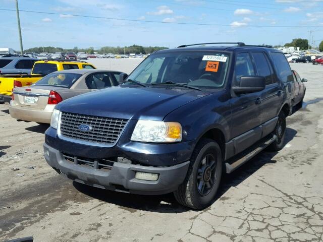 1FMRU15WX4LA77523 - 2004 FORD EXPEDITION BLUE photo 2