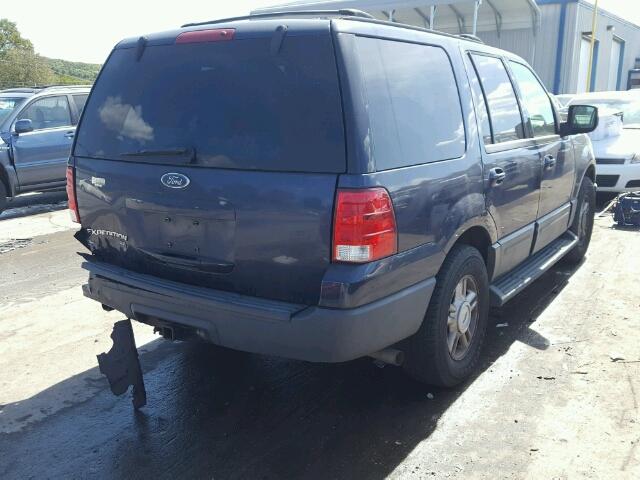 1FMRU15WX4LA77523 - 2004 FORD EXPEDITION BLUE photo 4