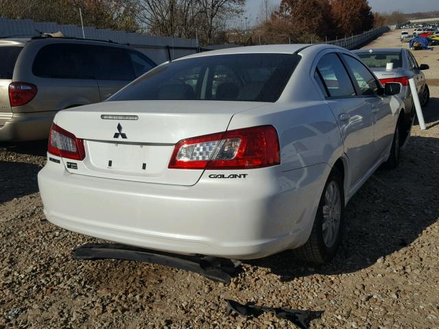 4A32B2FF8CE010354 - 2012 MITSUBISHI GALANT FE WHITE photo 4