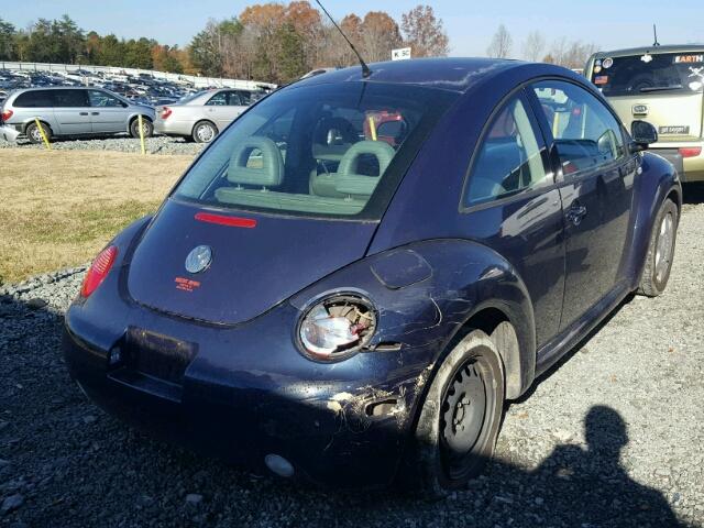 3VWCA21C8YM496489 - 2000 VOLKSWAGEN NEW BEETLE 蓝色 照片 4