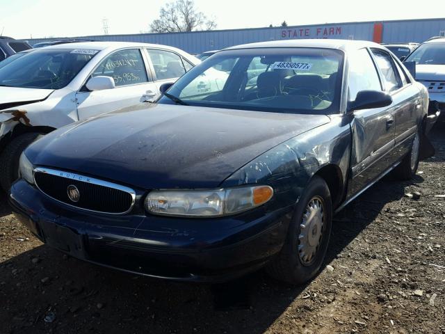 2G4WS52JX21145976 - 2002 BUICK CENTURY CU GREEN photo 2