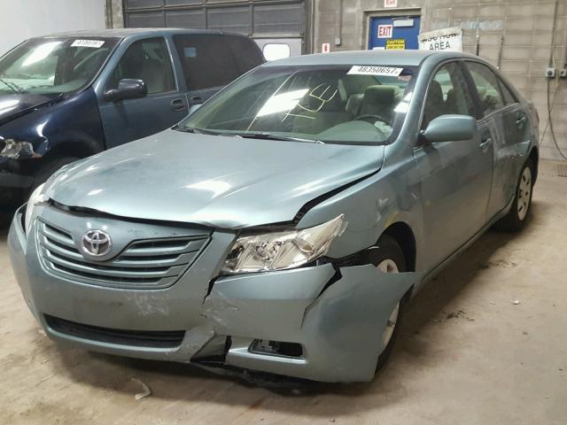 4T4BE46K17R007764 - 2007 TOYOTA CAMRY NEW GREEN photo 2