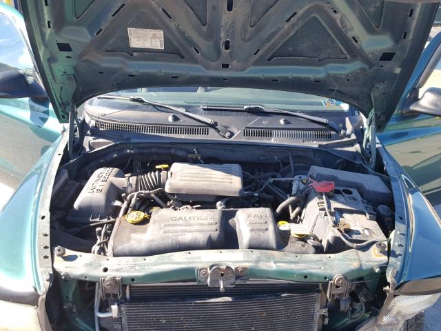 1B4HS38N42F198285 - 2002 DODGE DURANGO SP GREEN photo 7