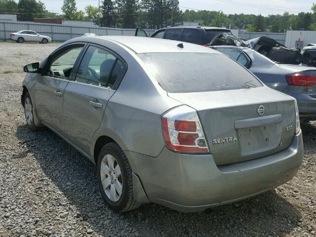 3N1AB61E48L636093 - 2008 NISSAN SENTRA 2.0 GRAY photo 3