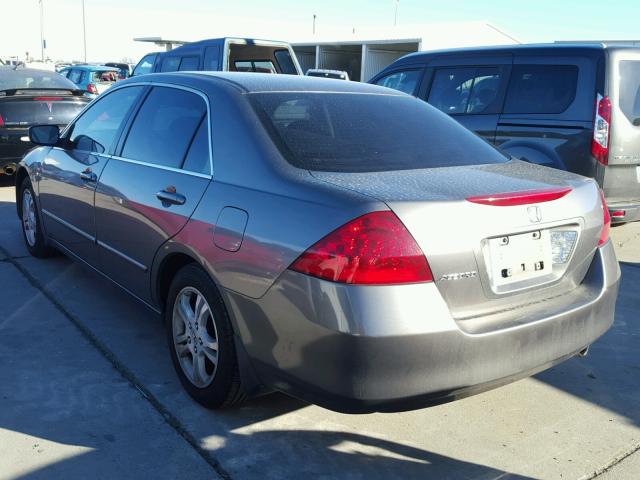 JHMCM56736C010515 - 2006 HONDA ACCORD EX GRAY photo 3