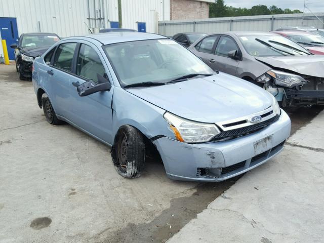 1FAHP34N78W138171 - 2008 FORD FOCUS S/SE BLUE photo 1