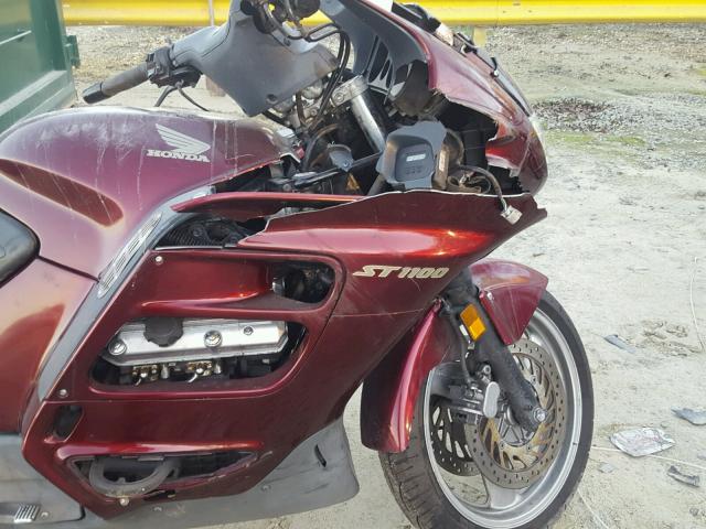 JH2SC260X1M100059 - 2001 HONDA ST1100 BURGUNDY photo 10