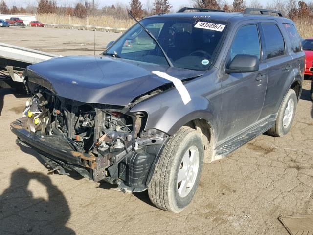 1FMCU0D73CKA74512 - 2012 FORD ESCAPE XLT GRAY photo 2