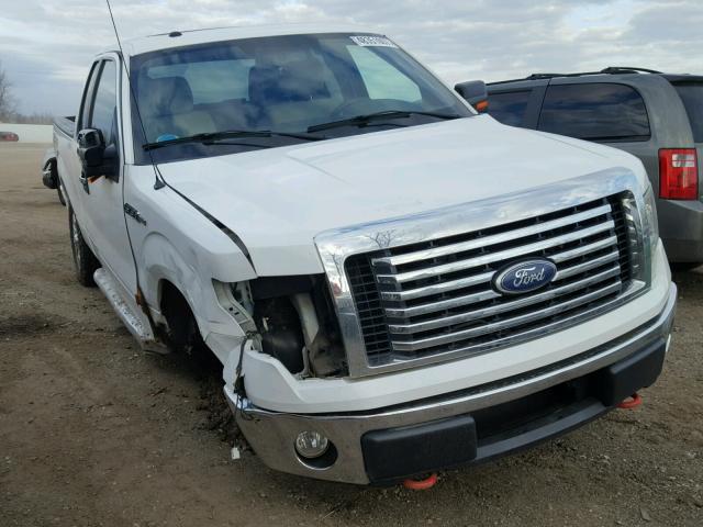 1FTEX1E89AFC19950 - 2010 FORD F150 SUPER WHITE photo 1