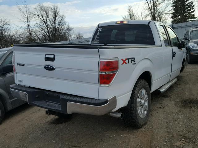 1FTEX1E89AFC19950 - 2010 FORD F150 SUPER WHITE photo 4