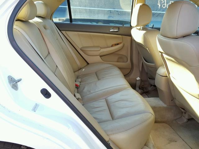 1HGCM55895A149393 - 2005 HONDA ACCORD EX WHITE photo 6