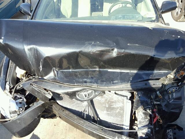 4T1BE46K09U398676 - 2009 TOYOTA CAMRY BASE BLACK photo 7