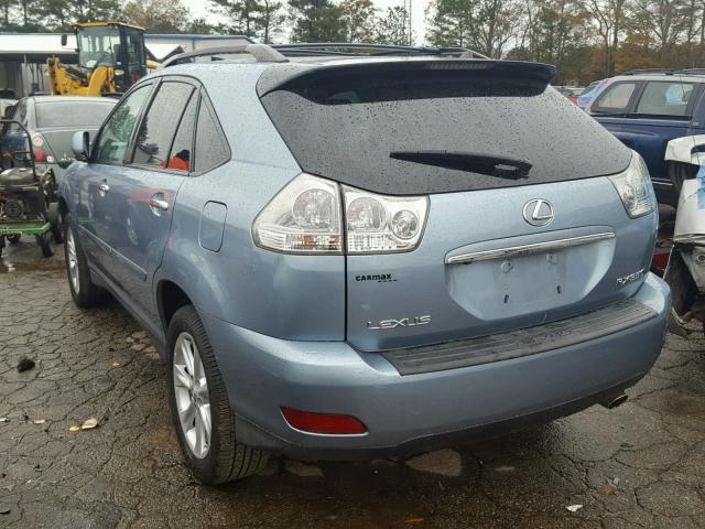 2T2GK31U08C045948 - 2008 LEXUS RX 350 BLUE photo 3