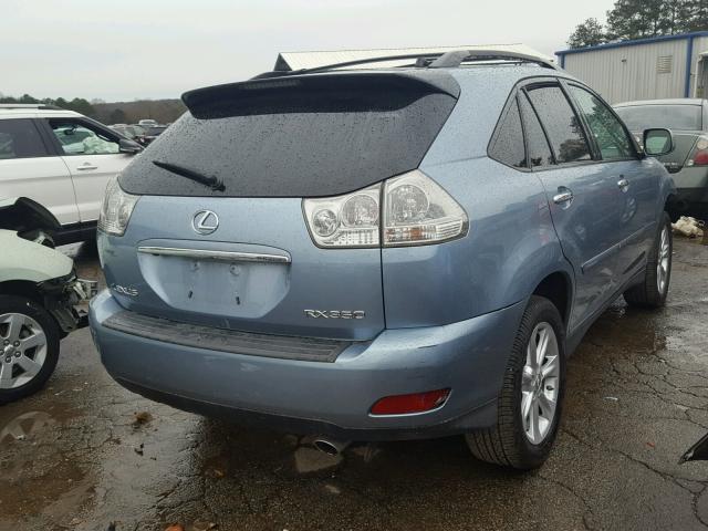 2T2GK31U08C045948 - 2008 LEXUS RX 350 BLUE photo 4