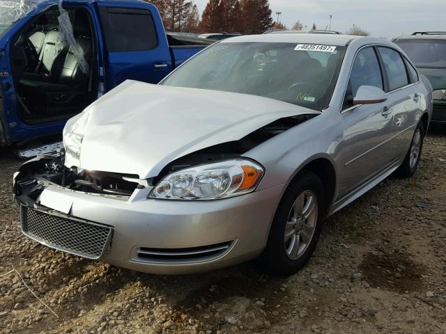 2G1WF5E36D1158337 - 2013 CHEVROLET IMPALA LS SILVER photo 2