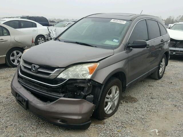 3CZRE3H53BG700159 - 2011 HONDA CR-V EX GRAY photo 2