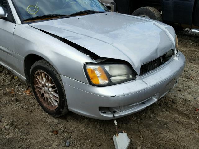 4S3BE645027201104 - 2002 SUBARU LEGACY GT SILVER photo 9