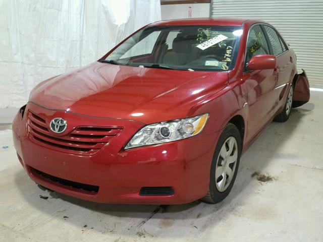 4T1BE46K08U259517 - 2008 TOYOTA CAMRY CE RED photo 2