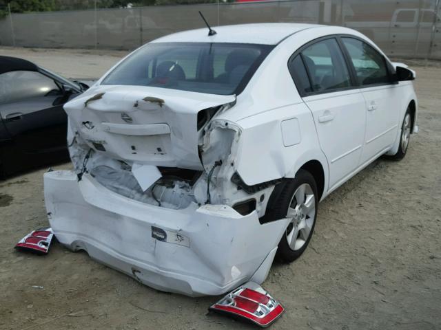 3N1AB61E78L647749 - 2008 NISSAN SENTRA 2.0 WHITE photo 4