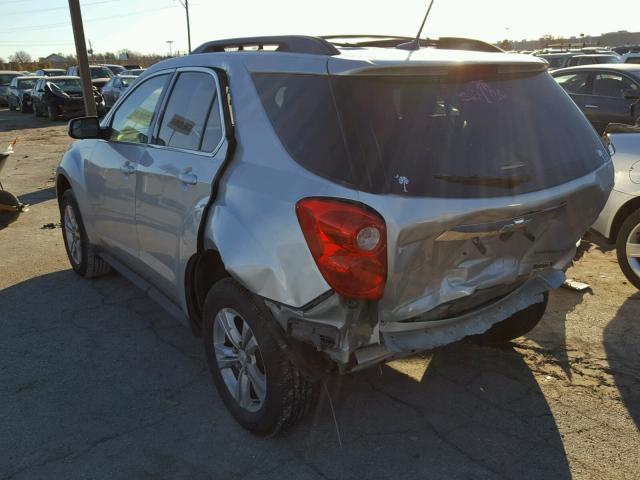 2GNALCEK7E6263471 - 2014 CHEVROLET EQUINOX LT SILVER photo 3