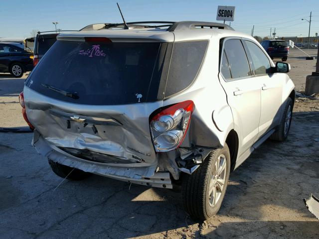 2GNALCEK7E6263471 - 2014 CHEVROLET EQUINOX LT SILVER photo 4