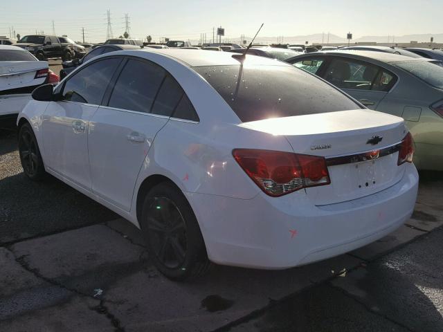 1G1PE5SB0D7325250 - 2013 CHEVROLET CRUZE LT WHITE photo 3